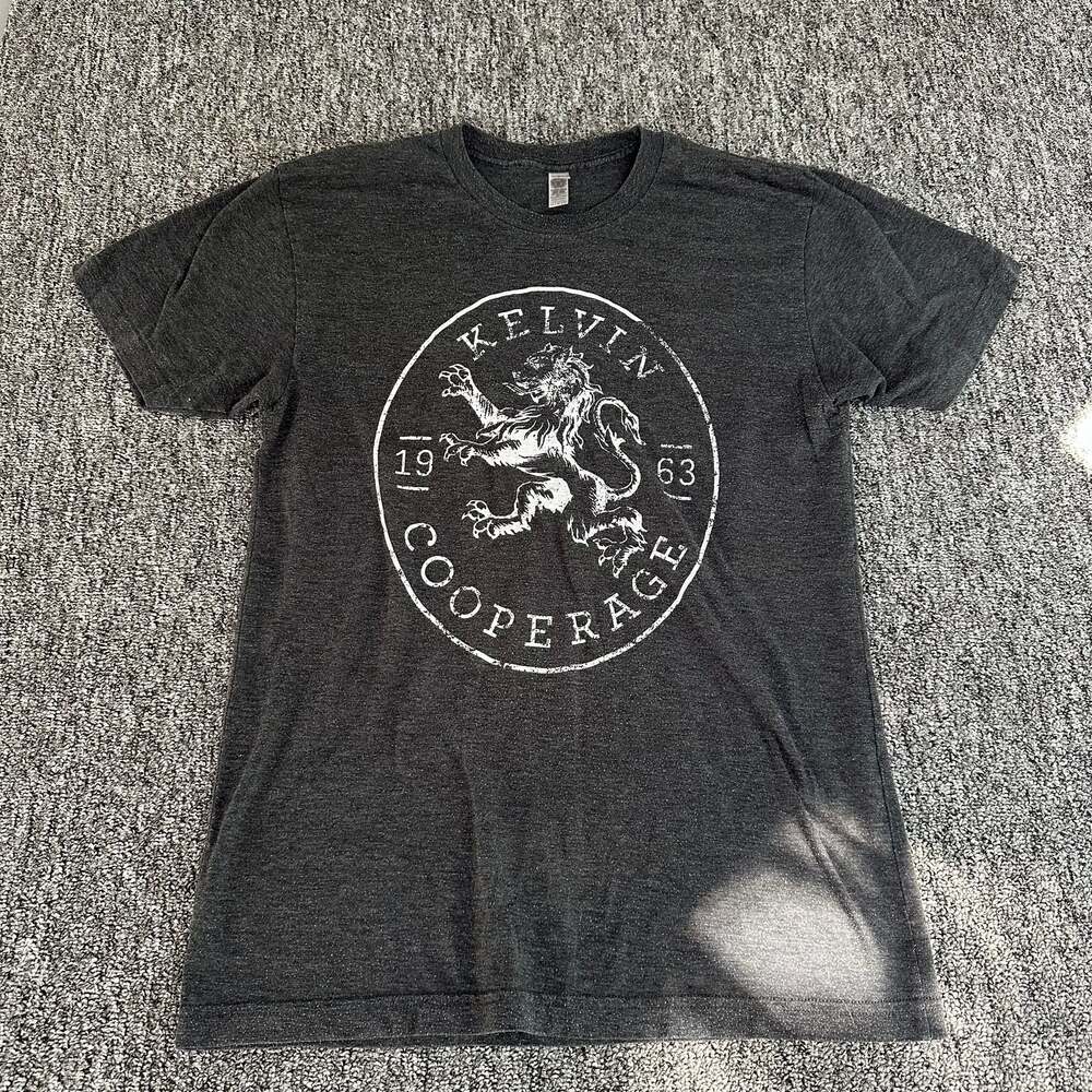 American Apparel Kelvin Cooperage 1963 Heather Dark Gray Tri-Blend T-Shirt
